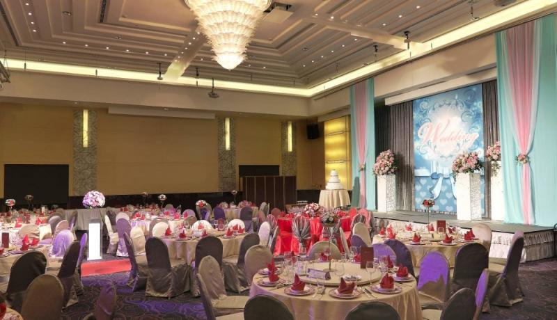 Taipei Garden Hotel - Ximending Exterior photo A wedding reception at the Grand Ballroom